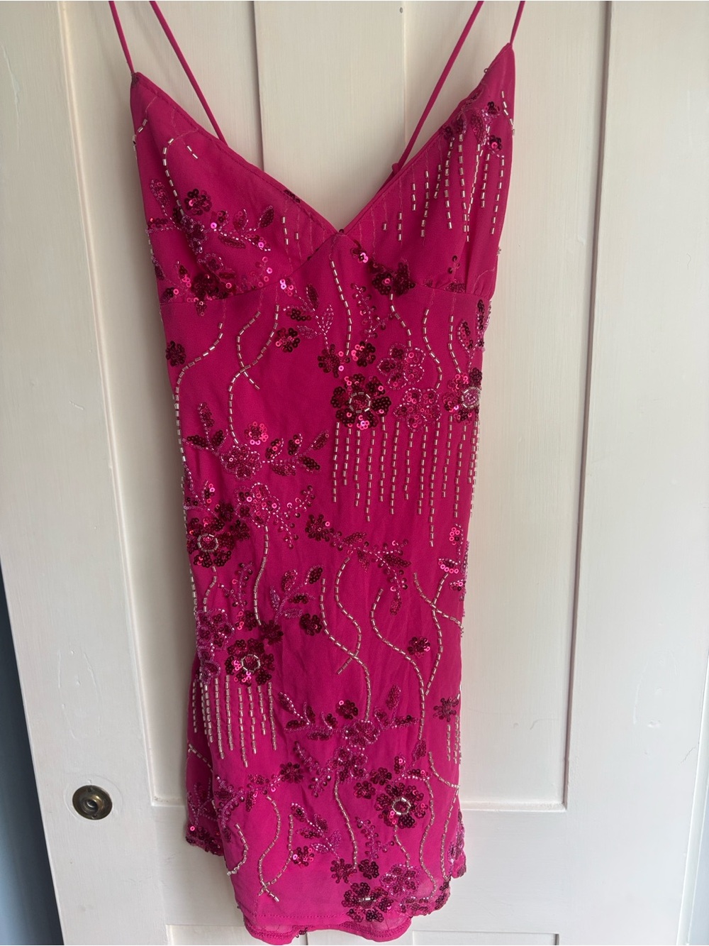 Peppermayo Fuchsia Cami Mini Dress